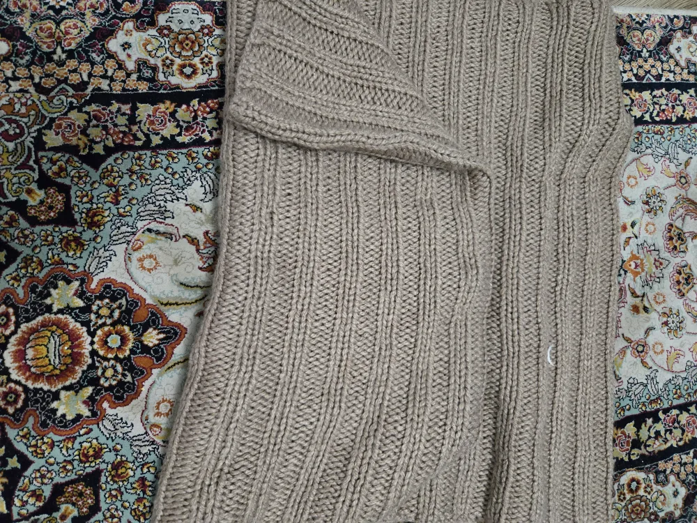 Beige Knit Cardigan #freecycle thumbnail