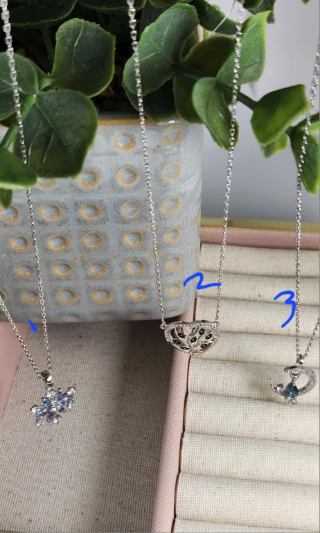 Jewellery Pendants - Snowflake, Tree of Life, Cat on Moon thumbnail