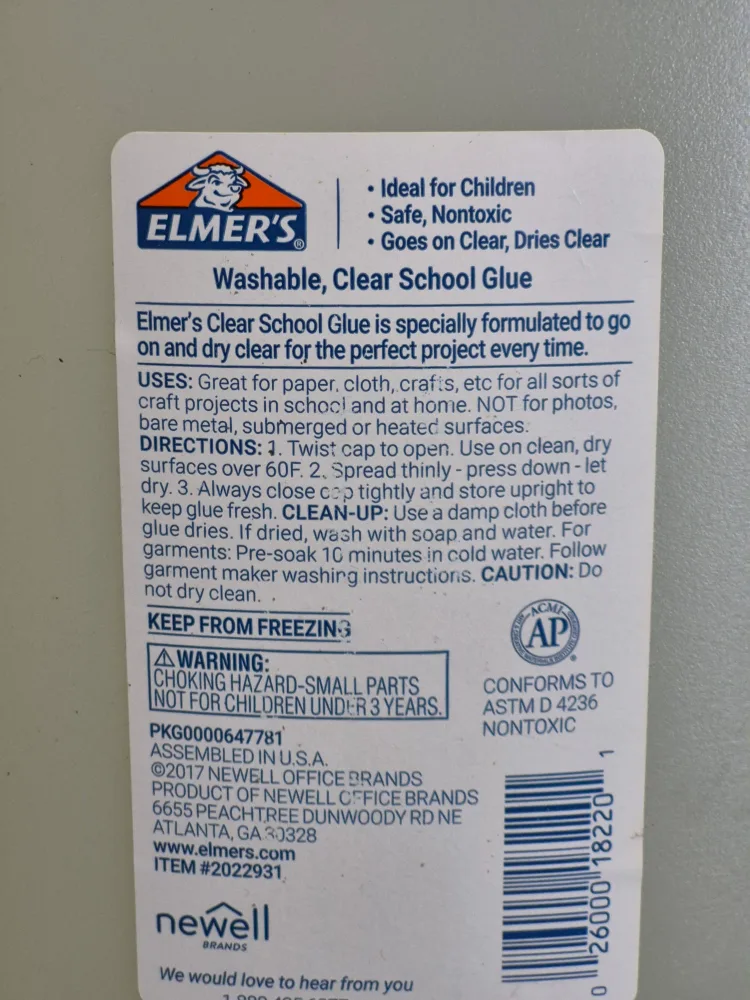 Elmer's Clear Glue image indicator(2)