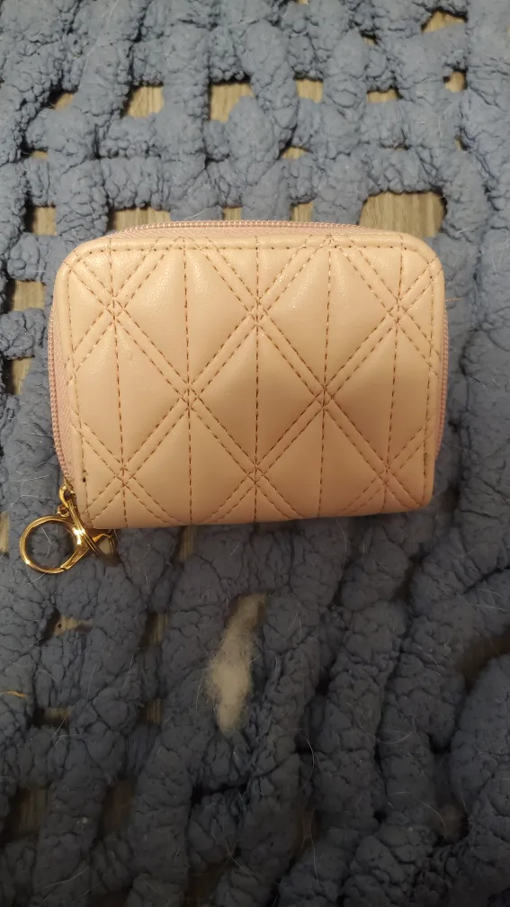 Pink Quilted Coin Purse thumbnail