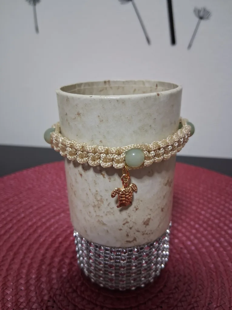 Macrame Turtle Bracelet thumbnail