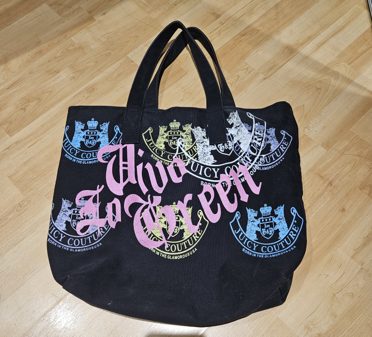 Juicy Couture Black Tote Bag