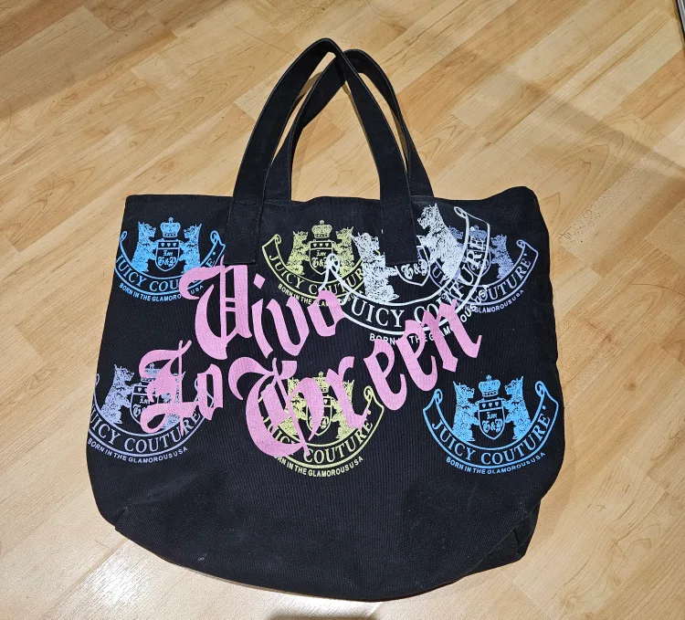 Juicy Couture Black Tote Bag thumbnail