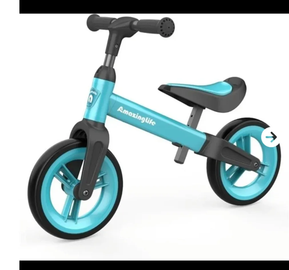 New Toddler Balance Bike - Blue thumbnail