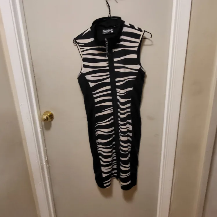 Tango Mango Collection Black/White Dress - Size S worn twice thumbnail