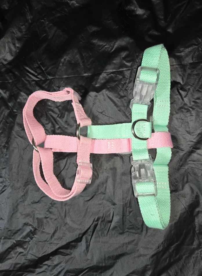 Pink and Green Pet Harness - Size S image indicator(3)