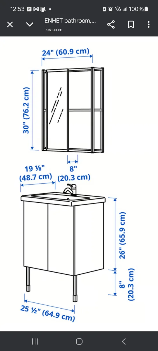 IKEA Bathroom Medicine Cabinet image indicator(2)