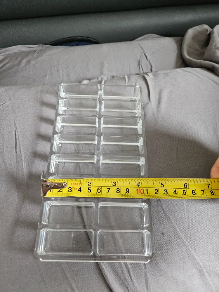 Clear Plastic Organizer Trays, Acrylic Eyeshadow Holder thumbnail