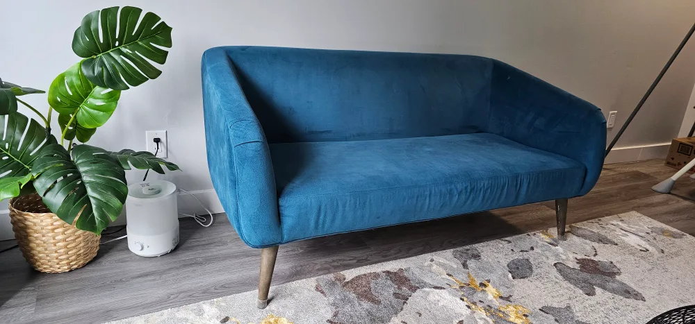 3-Seater velvet sofa from CB2 image indicator(6)