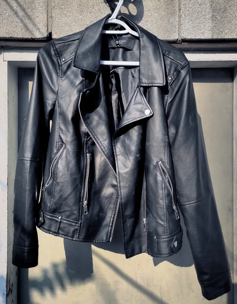 Curve Faux Leather Jacket thumbnail