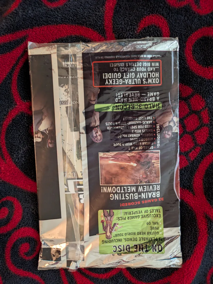 Official Xbox Magazine Sealed with disk #91 Holiday 08 image indicator(3)