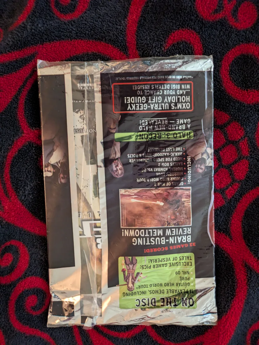 Official Xbox Magazine Sealed with disk #91 Holiday 08 image indicator(4)