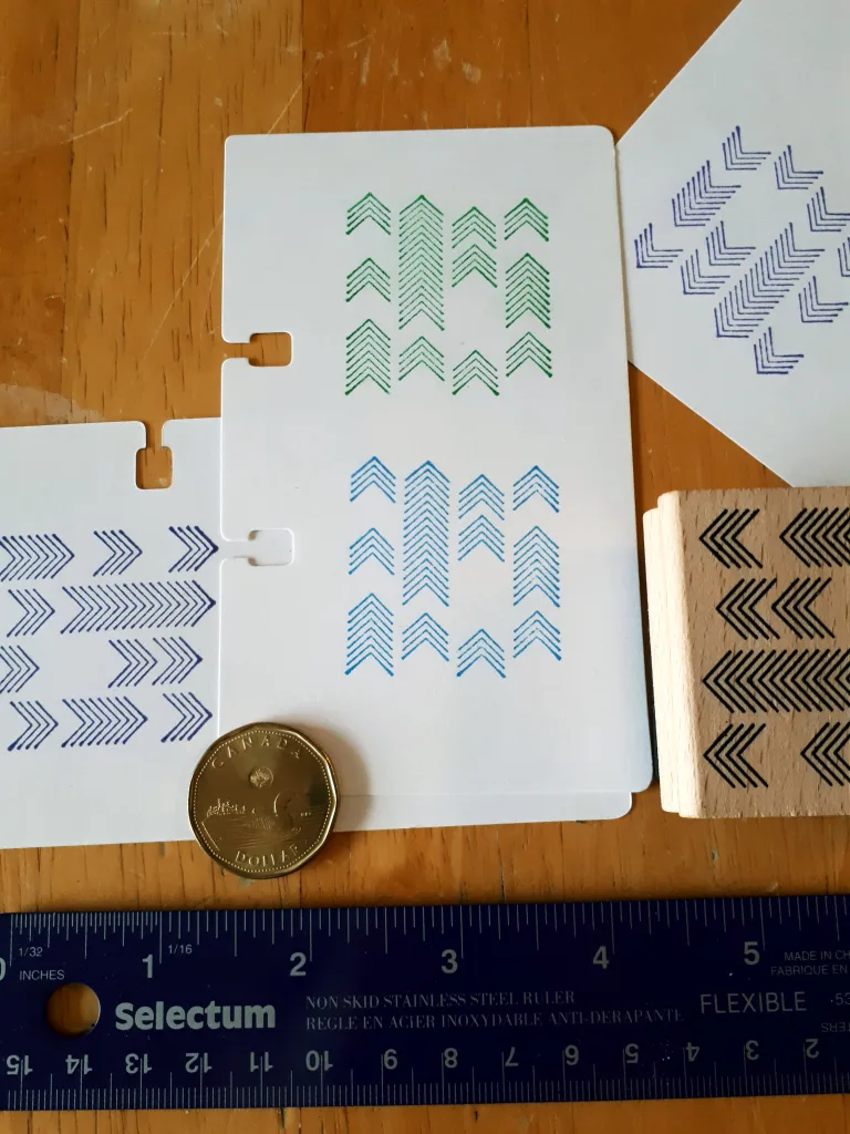 Rubber Stamp: Chevrons / Arrows design image indicator(6)