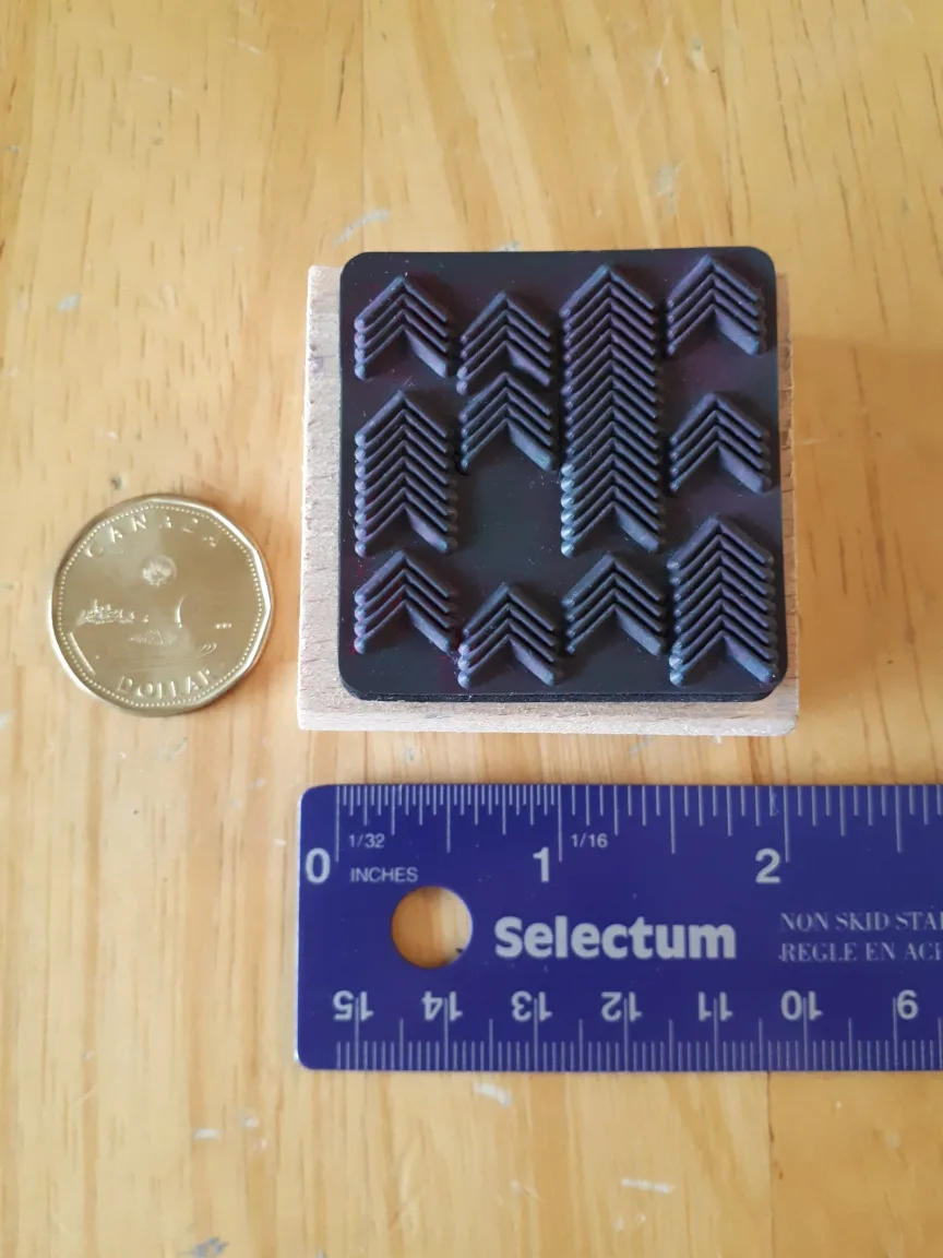 Rubber Stamp: Chevrons / Arrows design image indicator(8)