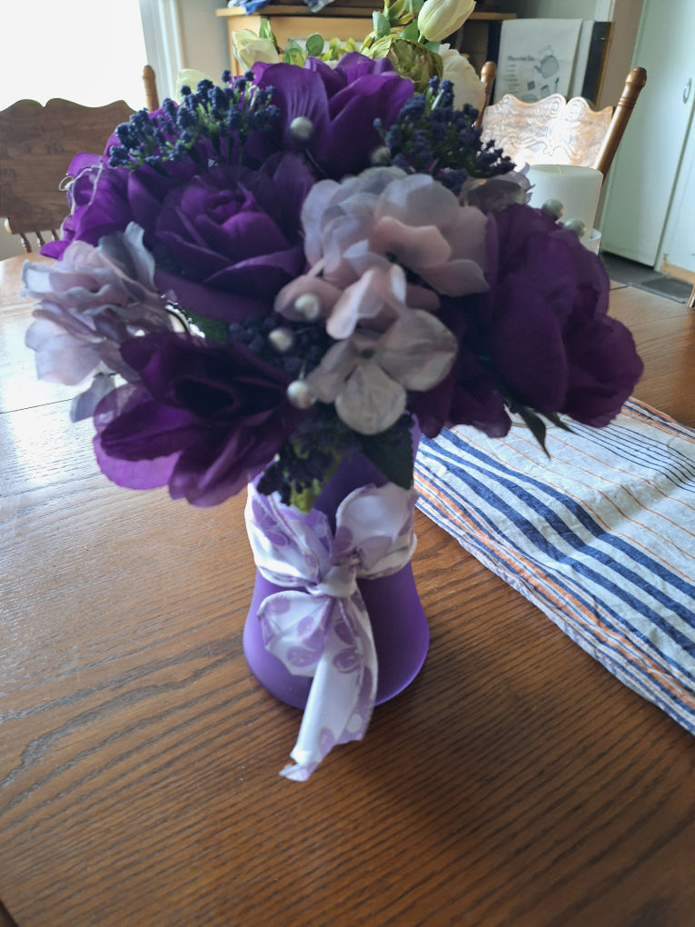 Purple Floral Arrangement - photo 4
