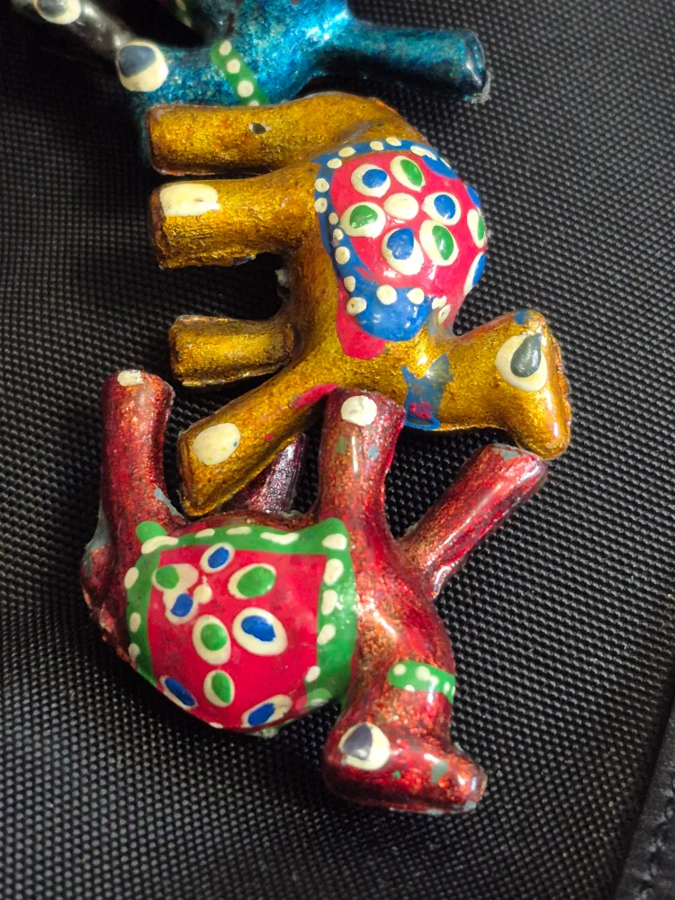 Set of 5 Hand-Painted Camel Figurines image indicator(3)