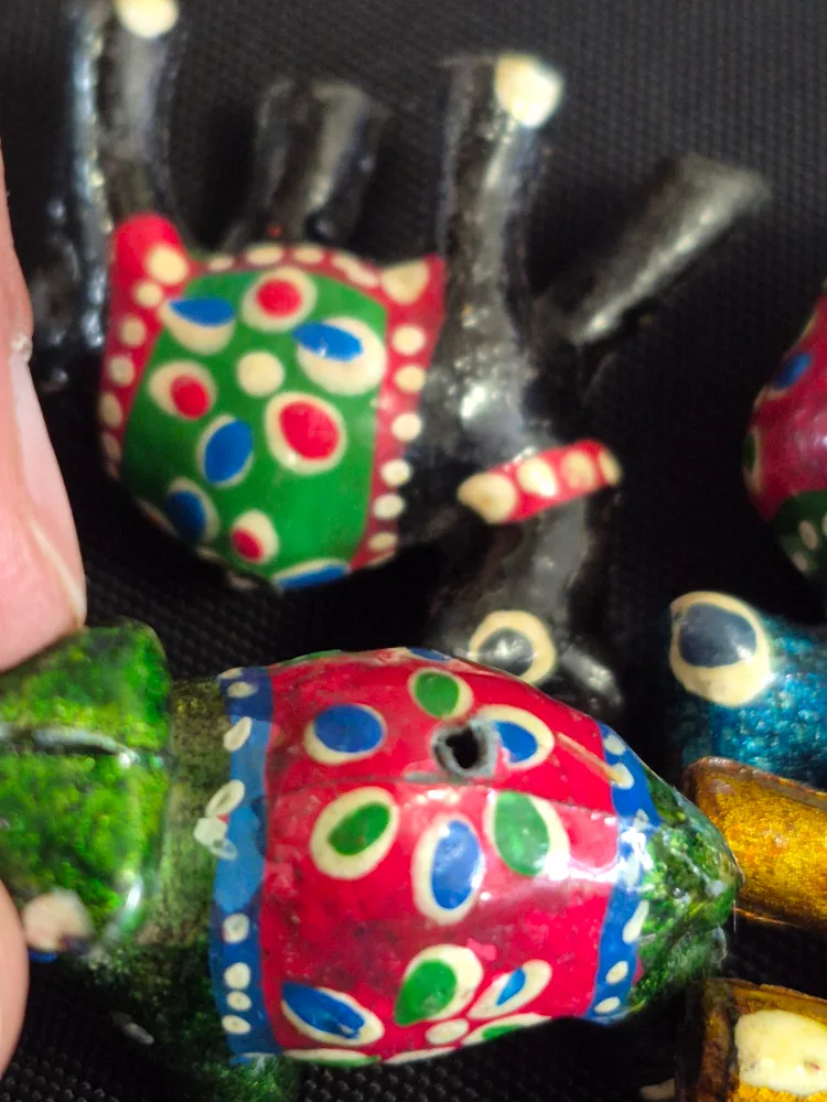 Set of 5 Hand-Painted Camel Figurines image indicator(6)