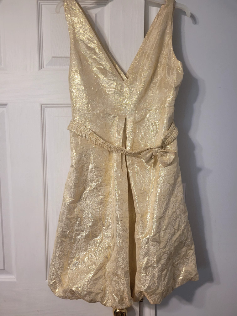 Vero Moda Gold Dress - Size 38
