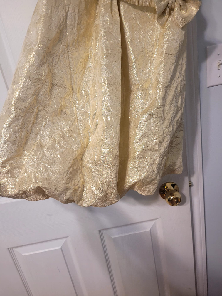 Vero Moda Gold Dress - Size 38 - photo 2