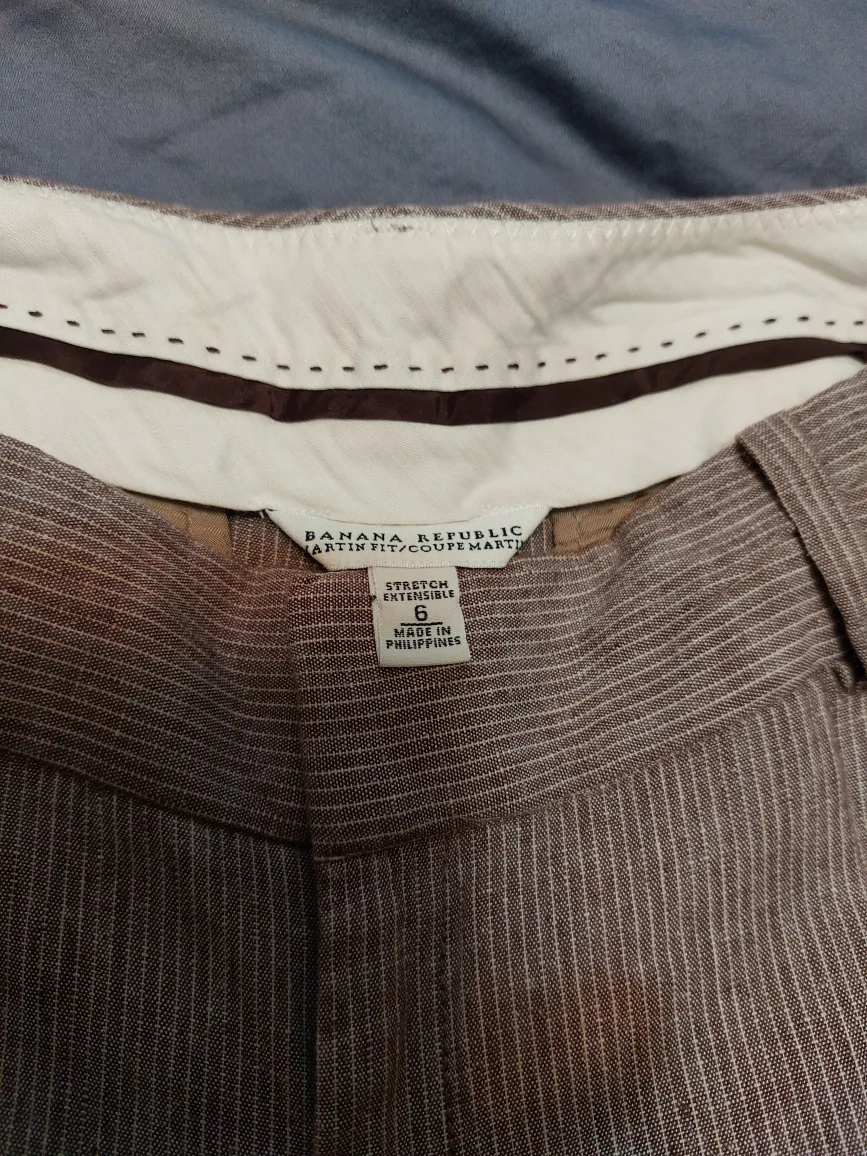 Banana Republic linen blend Artist/Coeur Martin Pants - Size 6 image indicator(3)