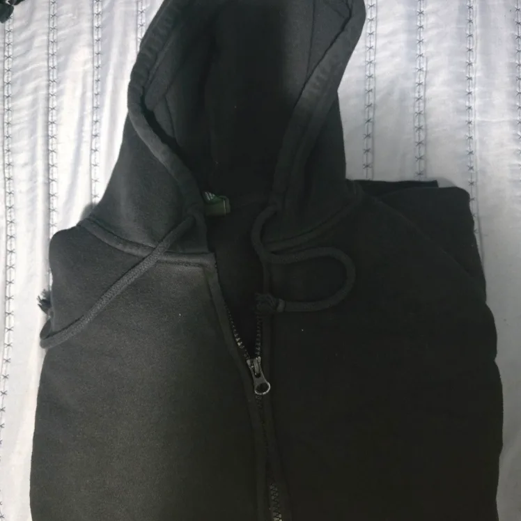 Black Full Zip Hoodie #freecycle thumbnail
