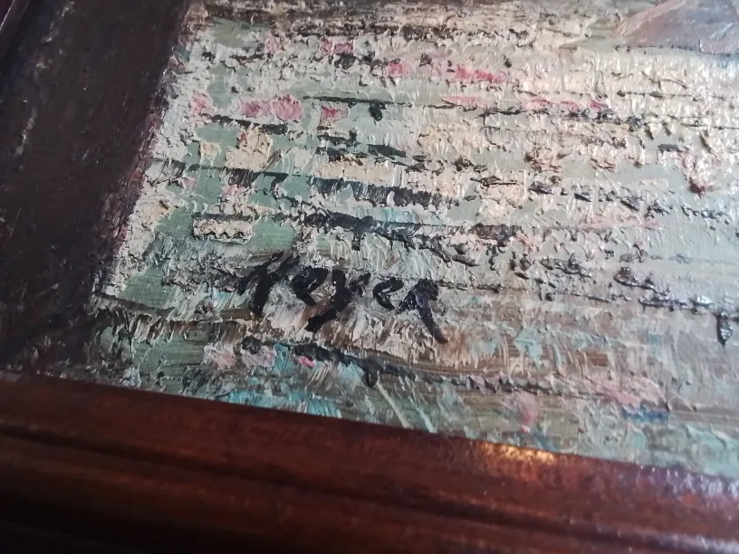 Framed Painting Gothic St Mary's Church in Nottingham image indicator(3)