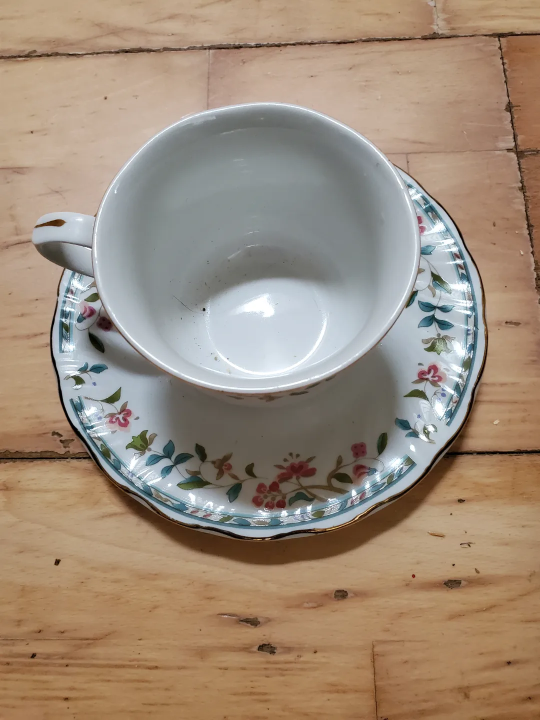 Floral Tea Cup and Saucer Set thumbnail