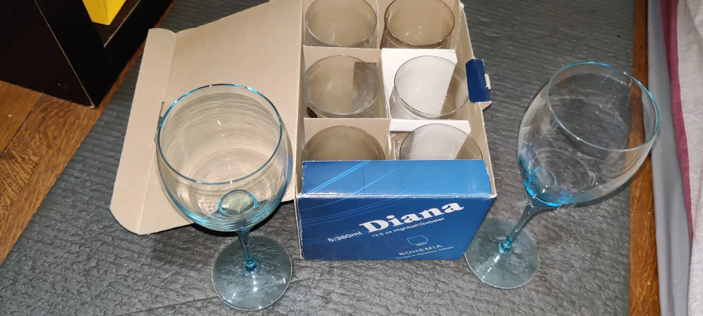 New Bohemia Diana Highball Goblet Glasses Set