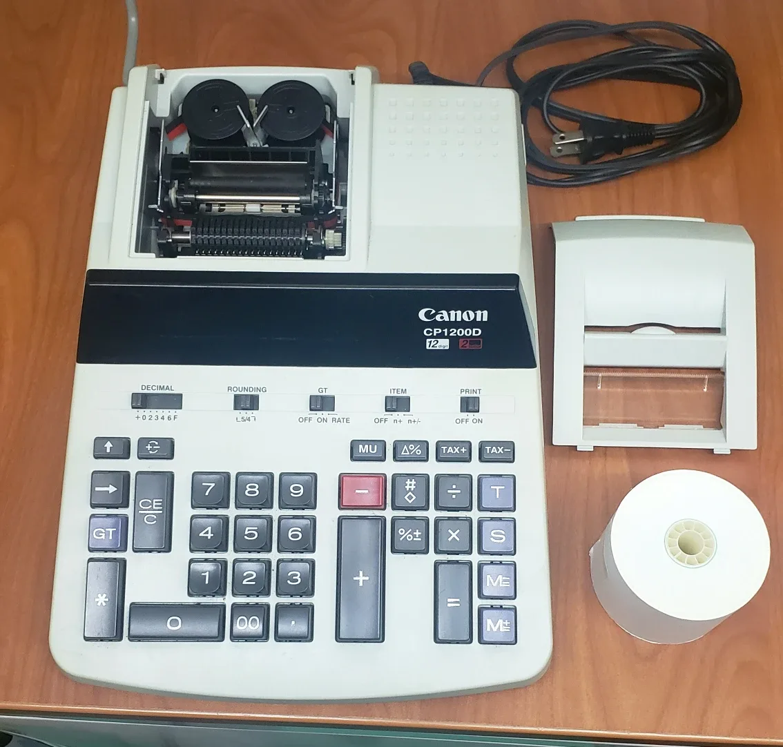 Canon Commercial Desktop Printing Calculator thumbnail