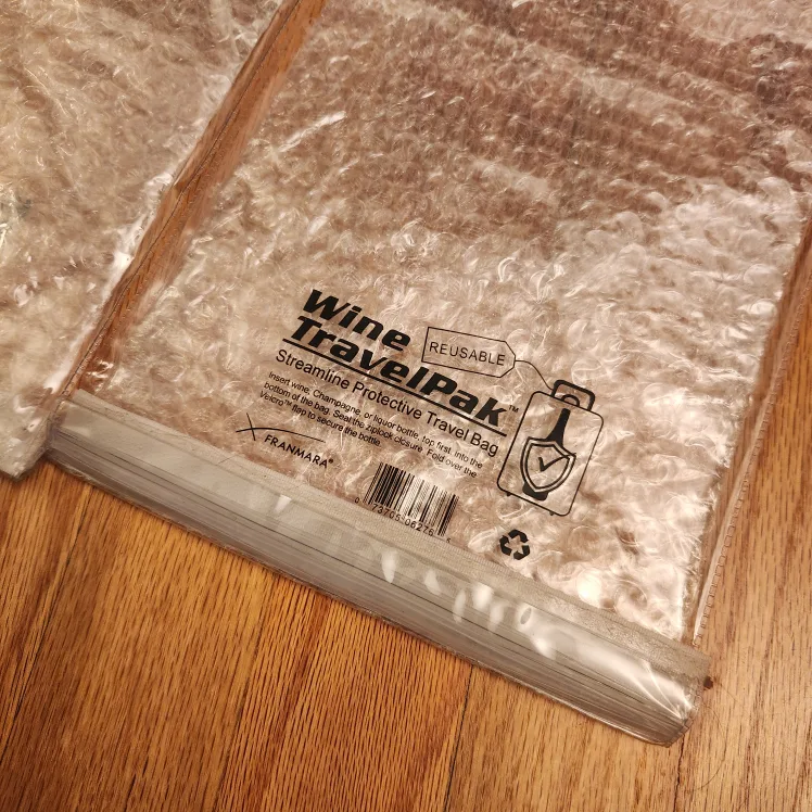 Wine TravelPak Protective Travel Bag  💚 image indicator(2)