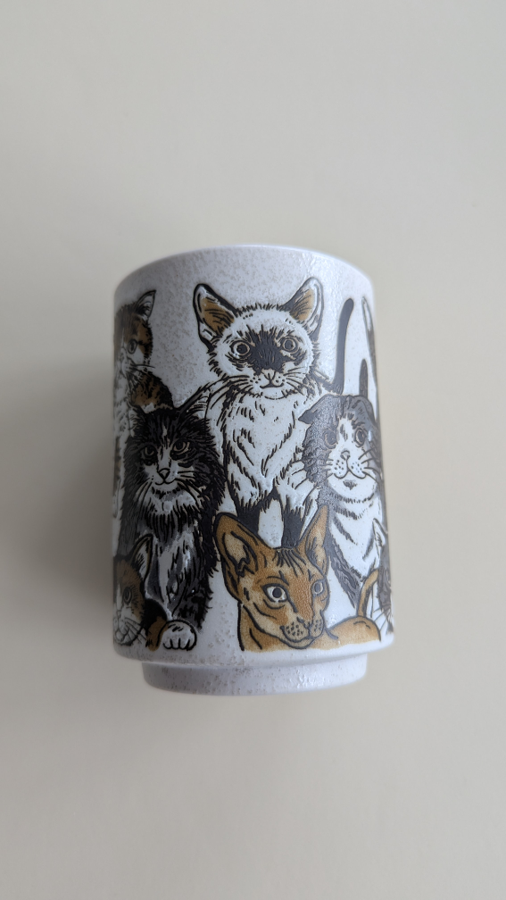 Cat-themed Ceramic Cup - photo 2