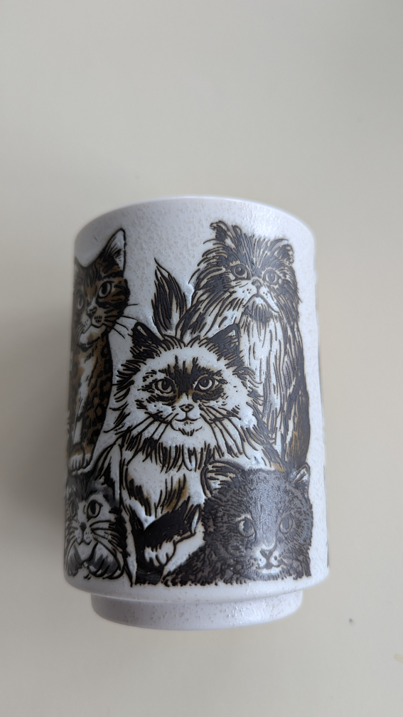 Cat-themed Ceramic Cup - photo 3