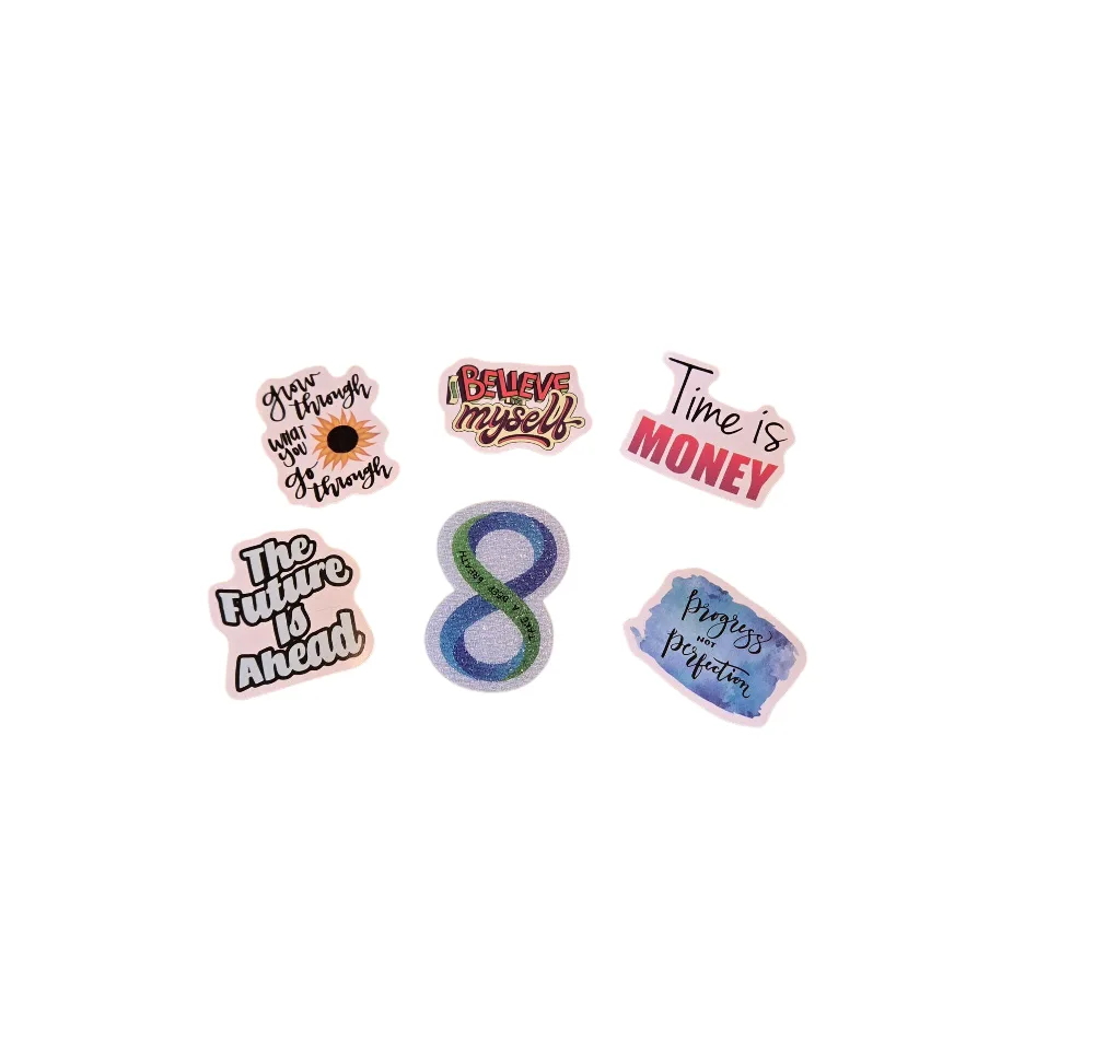 Set of 6 Motivational Stickers thumbnail