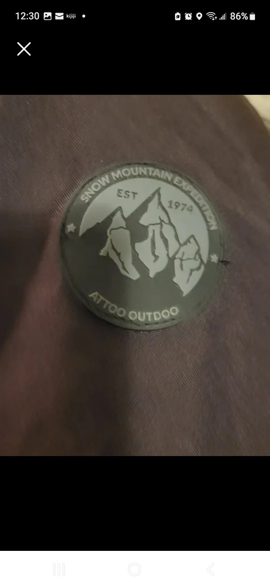 Tattoo Outdoor Parka Winter hooded Jacket, Size: L/XL image indicator(5)