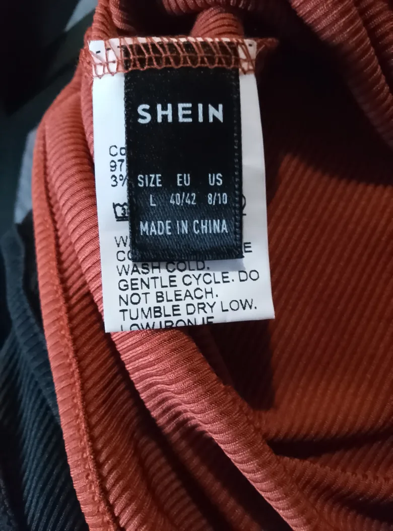 Shein Bodysuits - XL&L - Grey, Black and Orange image indicator(6)