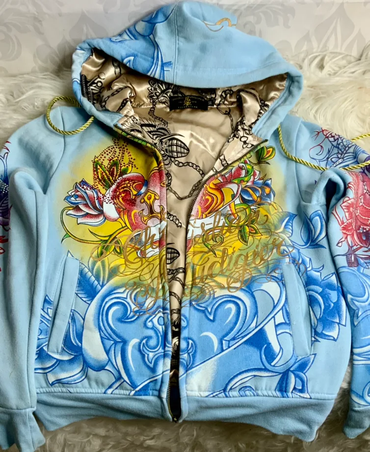 Christian audigier  women’s hoodie thumbnail