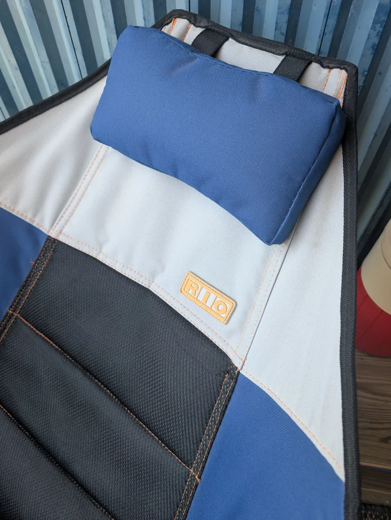 2 x RIO Gear Hammock Lounger Chairs - Blue/Grey image indicator(2)