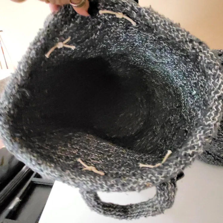 Kalon 2-Piece Decorative Basket Plant Set - Grey image indicator(2)