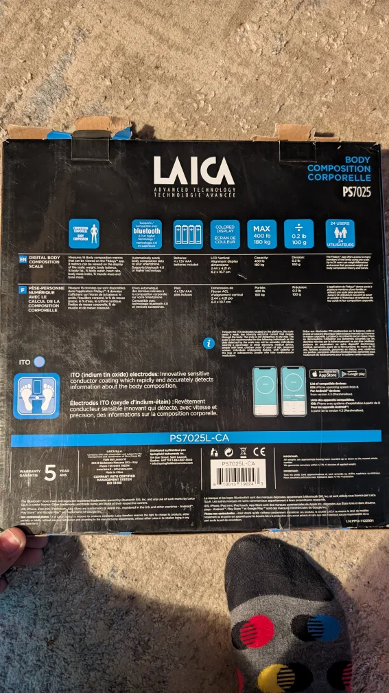 Laica PS7025 Body Composition Scale image indicator(3)