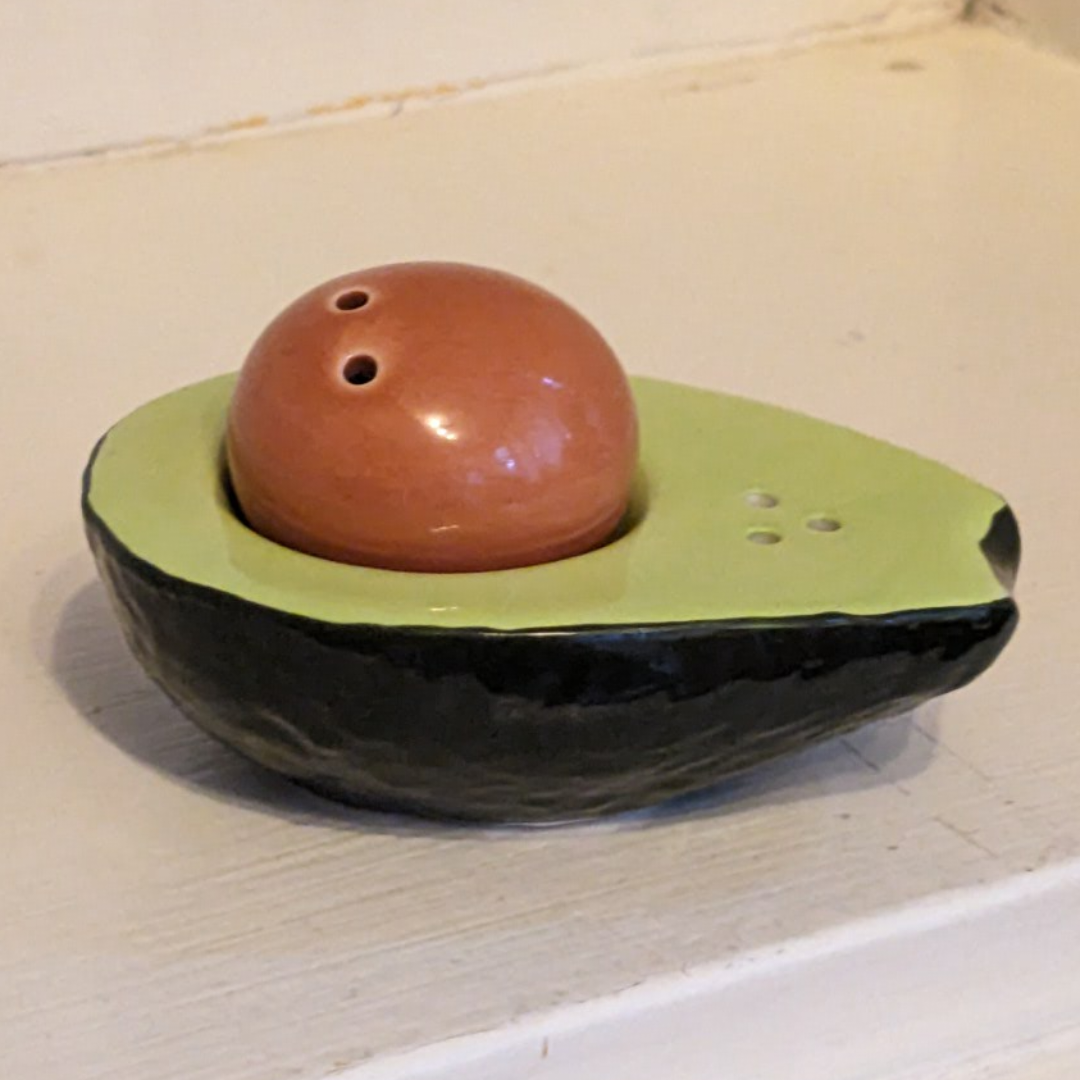 Avocado Salt and Pepper Shakers