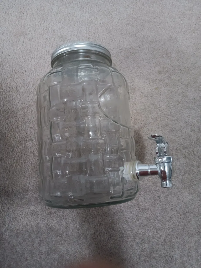 Glass Drink Dispenser with Spigot image indicator(2)