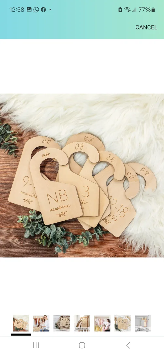 Wooden Closet Dividers for Baby Clothes image indicator(8)