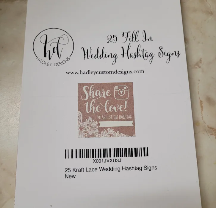 Share the Love Wedding Hashtag Signs image indicator(2)