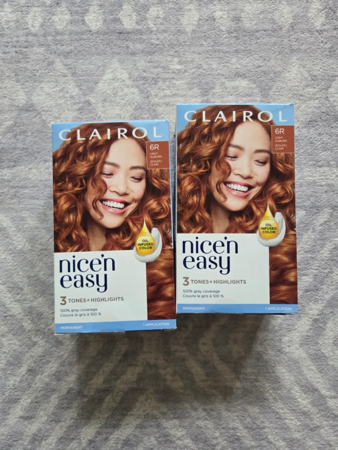 2 Boxes of Hair Dye - Light Auburn thumbnail