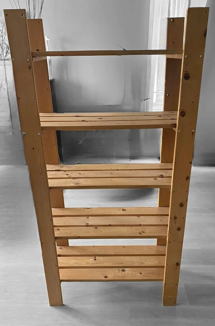 Wooden Shelving Unit thumbnail