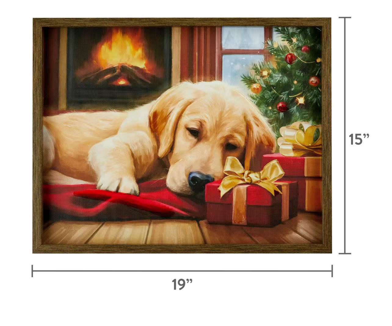 Golden Retriever Framed Canvas - photo 5