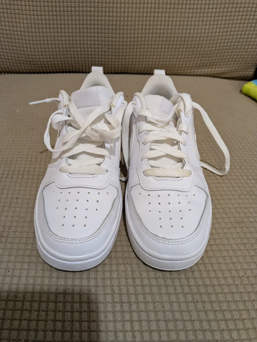 White Nike Court Vision Sneakers thumbnail