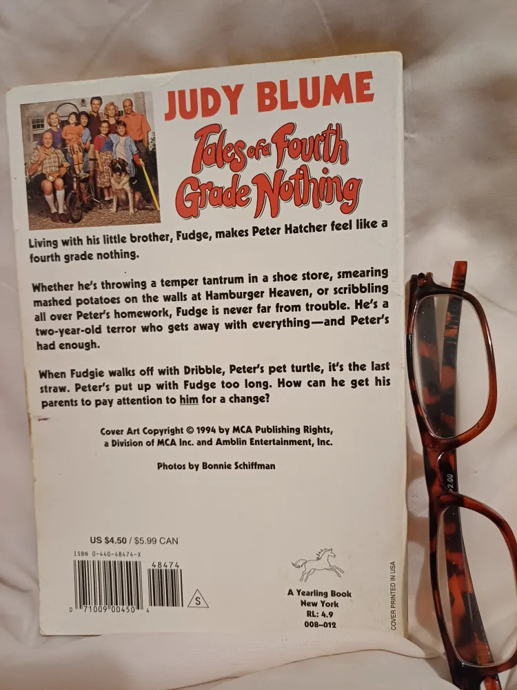 #freecycle book: Tales of a Fourth Grade Nothing by Judy Blume image indicator(2)