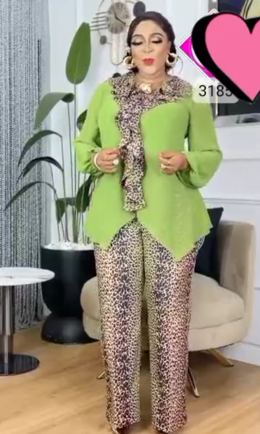 Animal Print Pant Set - photo 3