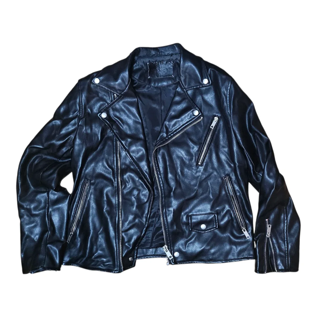 faux leather jacket #freecycle thumbnail